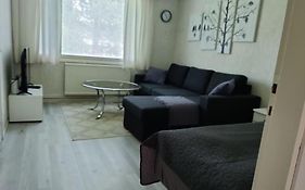Yksiö omalla puusaunalla